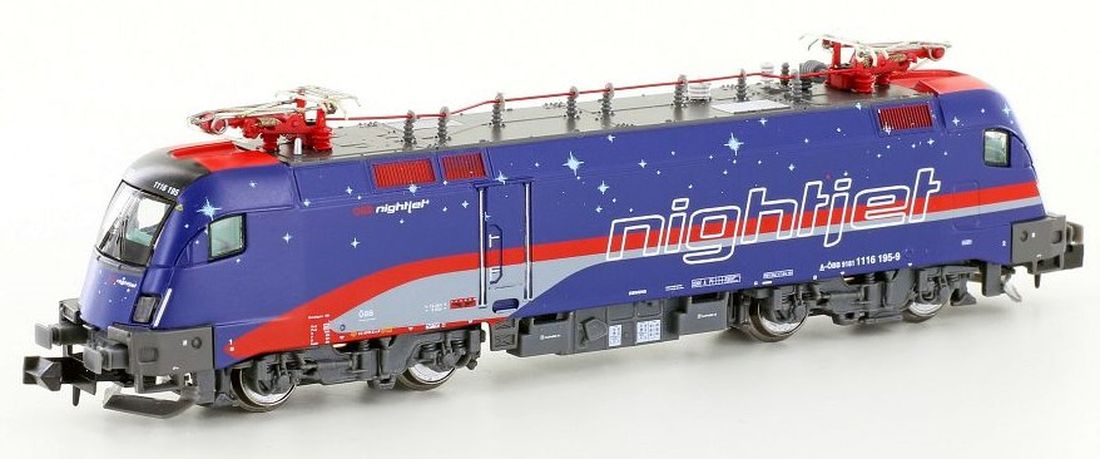 Kato HobbyTrain Lemke H2783 - Austrian Electric Locomotive Rh1116 Nightjet  TAURUS of the ÖBB